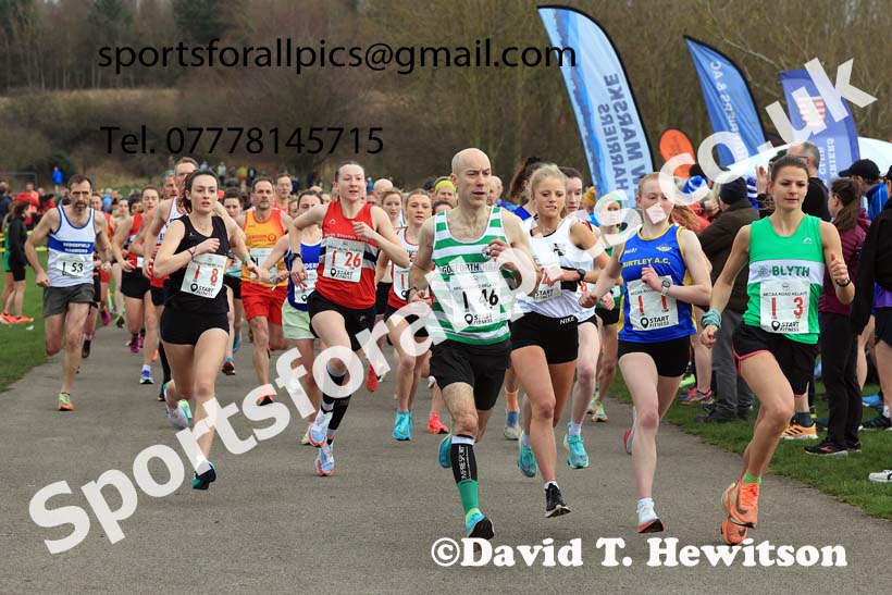 Senior Women, Veteran Women (Over-35) and Veteran Men 2024 NECAA Road Relays Champs., Hetton Lyons Country Park, Hetton le Hole, County Durham. Photo: David T. Hewitson/Sports for All Pics